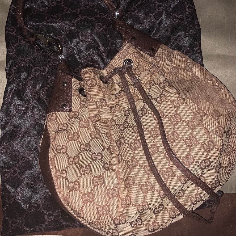 Vintage GUCCI Hobo- Semi Shoulder Bag